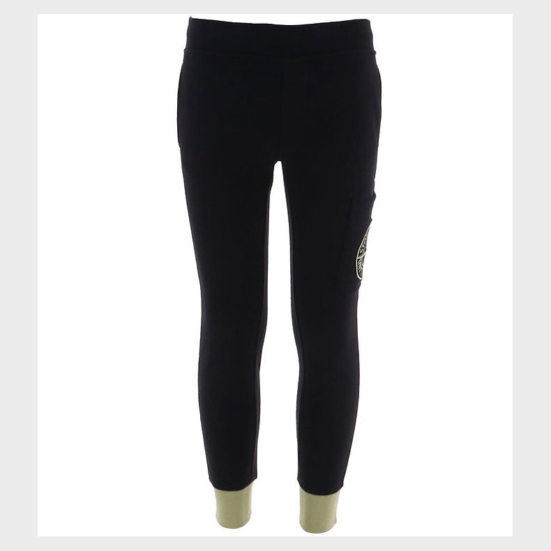 Stone Island Sweatpants - Sort m. Stvet Armygrn