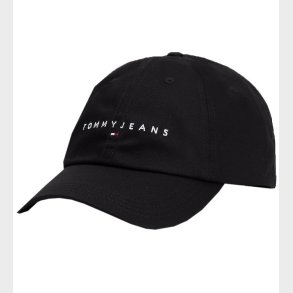 Tommy Hilfiger Kasket - Linear Logo - Sort