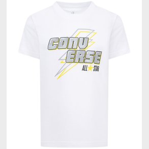 Converse T-shirt - Lightning Bolt - Hvid
