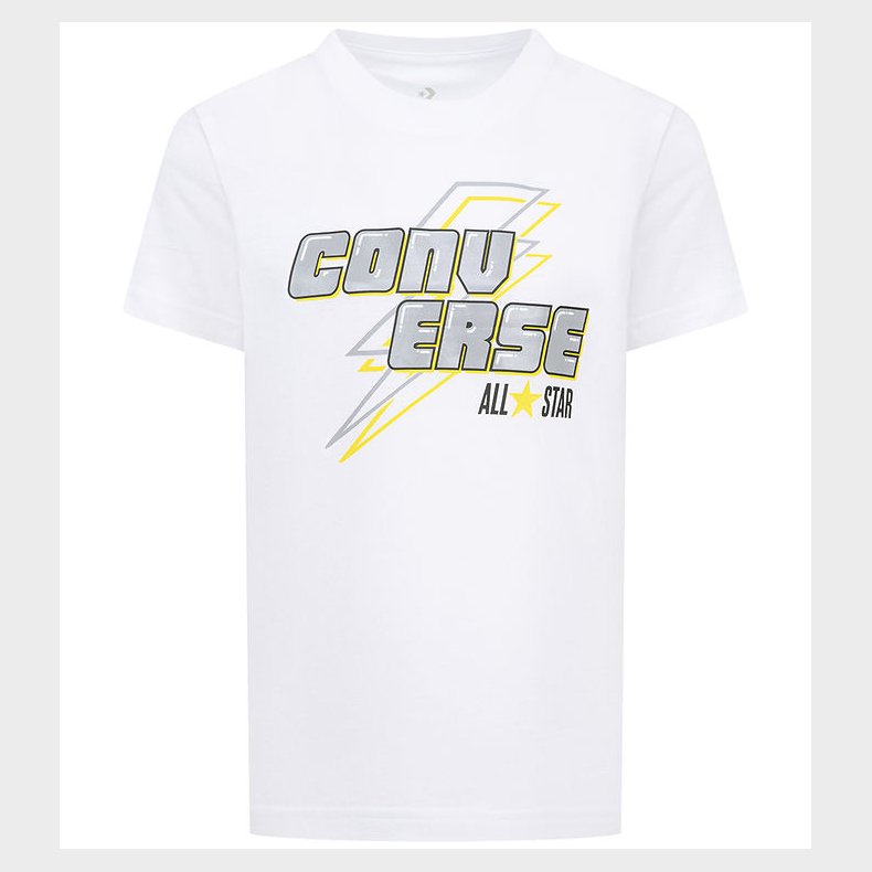Converse T-shirt - Lightning Bolt - Hvid