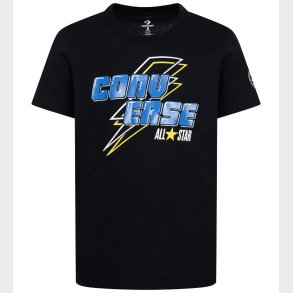 Converse T-shirt - Lightning Bolt - Sort