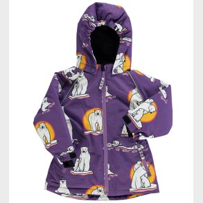 Smfolk Vinterjakke - Purple Heart m. Isbjrne