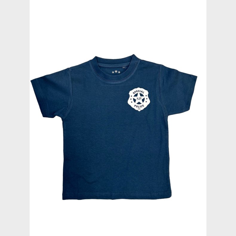 T-Shirt &quot;POLICE&quot; S/S Harbour Blue - T-Shirt - Legekammeraten.dk