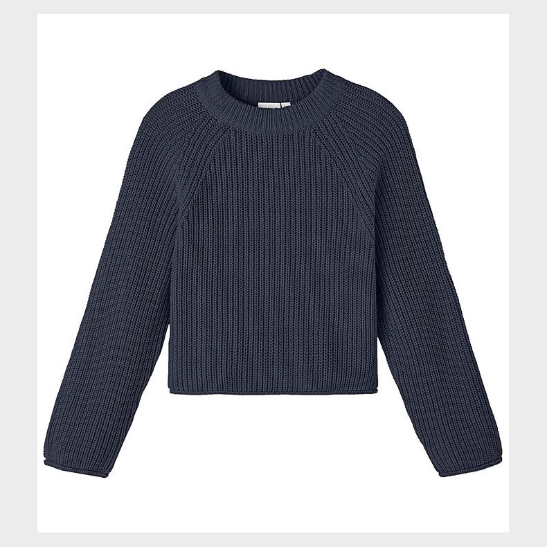 Name It Bluse - Strik - Cropped - NkfVenja - Dark Sapphire