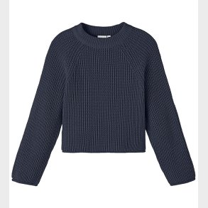 Name It Bluse - Strik - Cropped - NkfVenja - Dark Sapphire