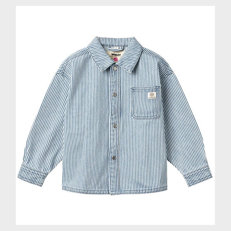 Wheat Skjorte - Denim - Ink Stripe