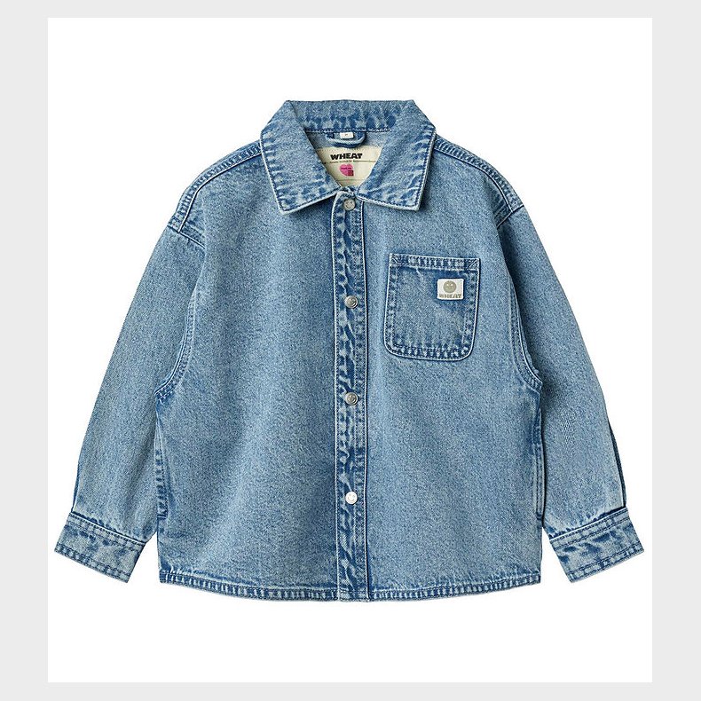 Wheat Skjorte - Denim - Pappo - Blue
