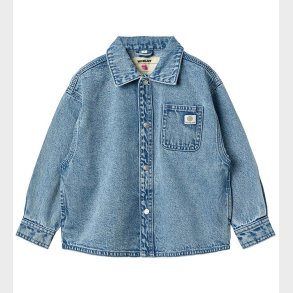 Wheat Skjorte - Denim - Pappo - Blue