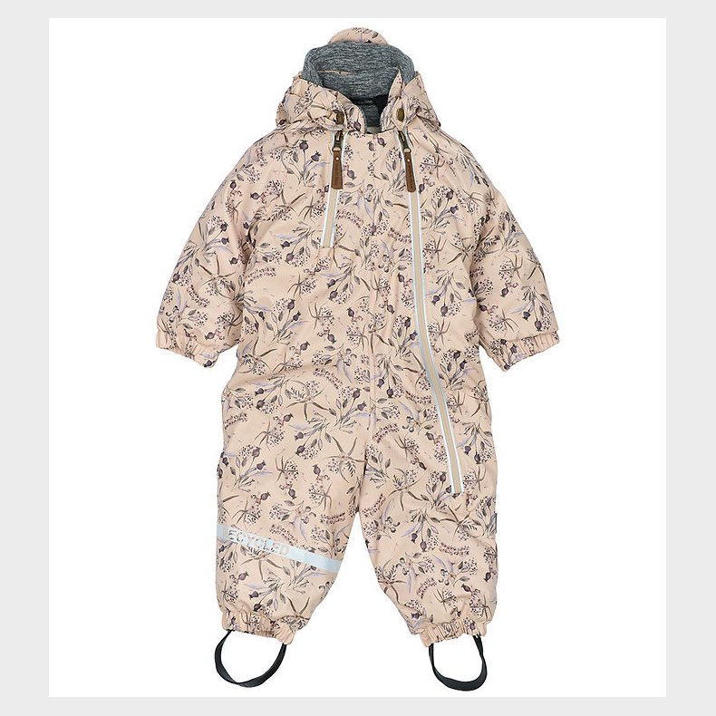 Mikk-Line Flyverdragt - PU - Recycled - Doeskin m. Blomster