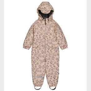 Mikk-Line Flyverdragt - PU - Recycled - Doeskin m. Blomster