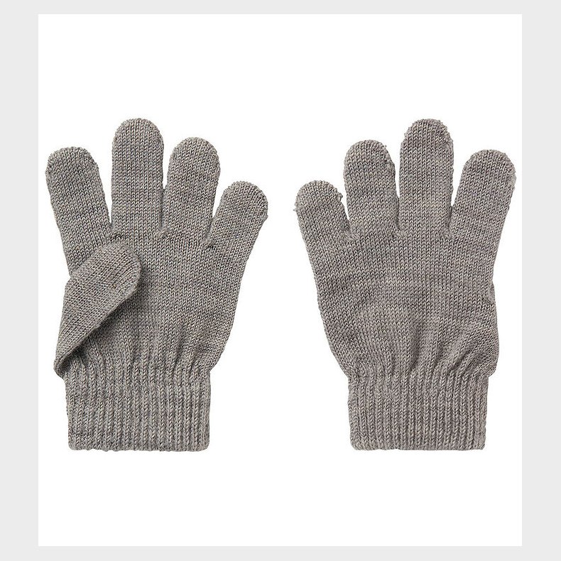 Name It Handsker - Uld - NmmWholla - Grey Melange