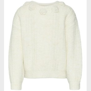 Vero Moda Girl Bluse - Strik - VmAletta - Birch/W. Melange