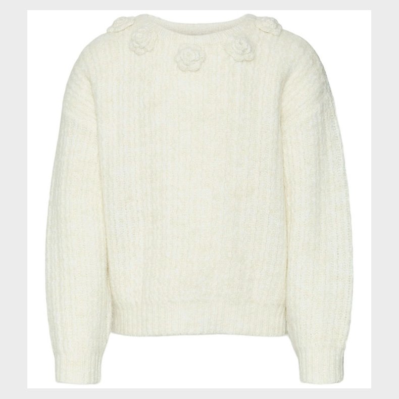 Vero Moda Girl Bluse - Strik - VmAletta - Birch/W. Melange