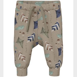 Name It Bukser - NbmNathon - Weathered Teak m. Drager