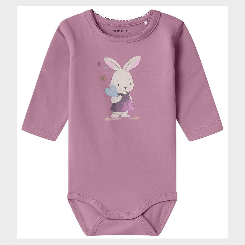 Name It Body l/ - NbfNejse - Mauve Orchid m. Kanin