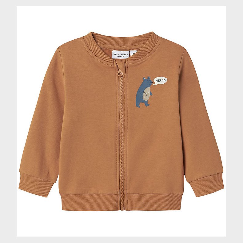 Name It Sweatcardigan - NbmVonne - Almond/Bear