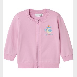 Name It Sweatcardigan - NbfVrille - Pastel Lavender/Bird