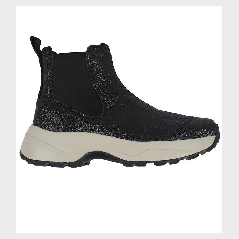 Woden Stvler - Silje - Sort m. Glimmer