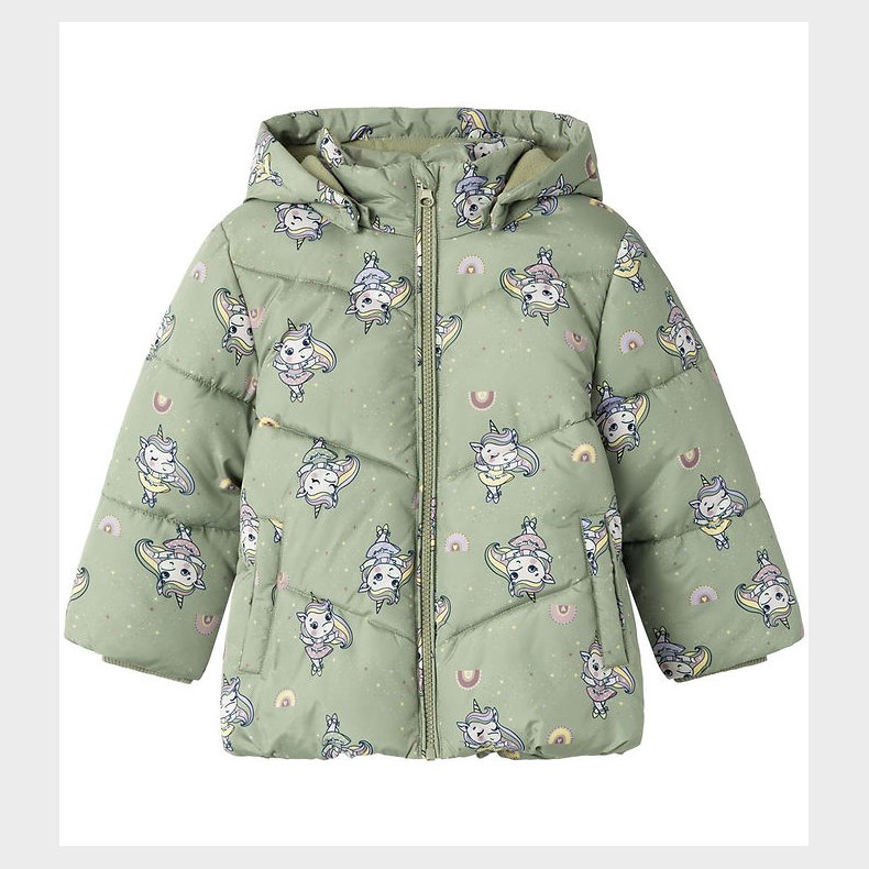 Name It Dynejakke - NmfMay - Seagrass