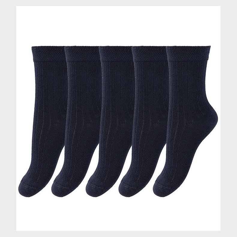 Minipop Str�mper - Bambus - 5-pak - Navy