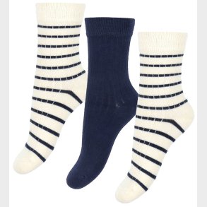 Minipop Str�mper - Bambus - 3-pak - Navy