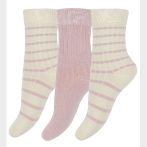 Minipop Str�mper - Bambus - 3-pak - Rose