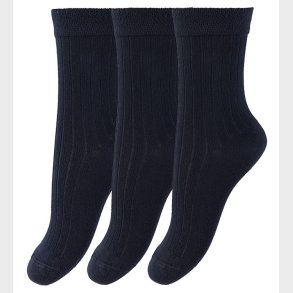Minipop Str�mper - Bambus - 3-pak - Navy