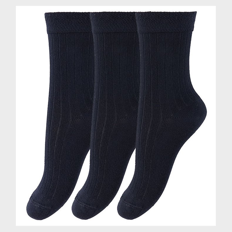 Minipop Str�mper - Bambus - 3-pak - Navy