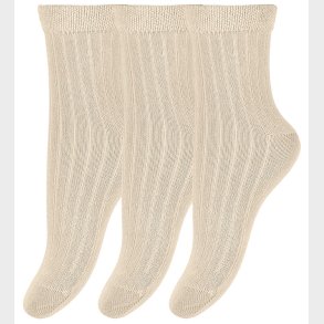 Minipop Str�mper - Bambus - 3-pak - Off White