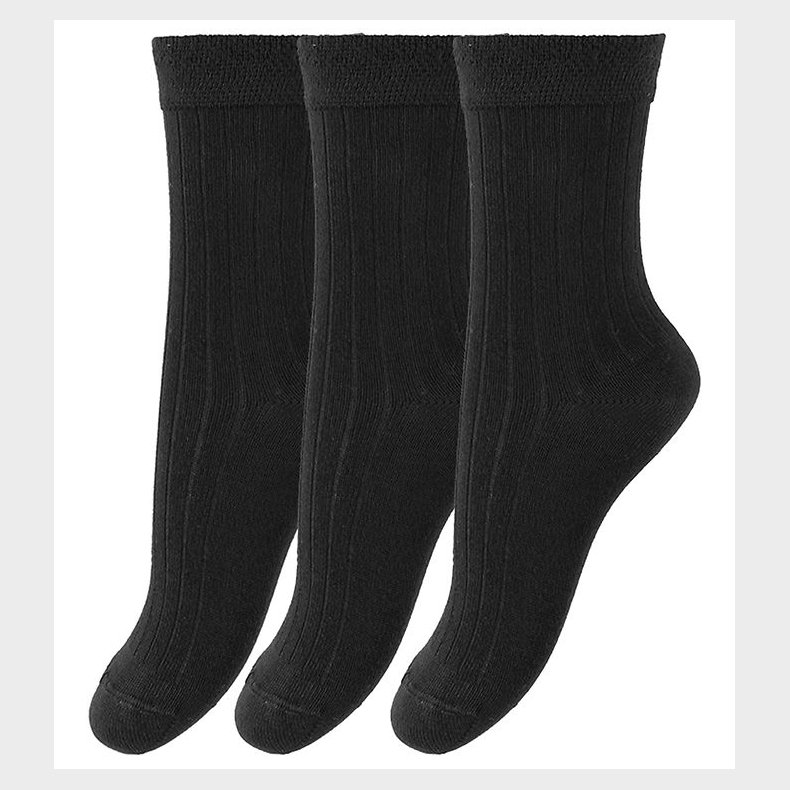 Minipop Str�mper - Bambus - 3-pak - Sort