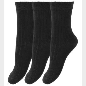 Minipop Str�mper - Bambus - 3-pak - Sort