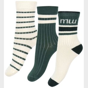 Minipop Str�mper - Bambus - 3-pak - Emerald Green