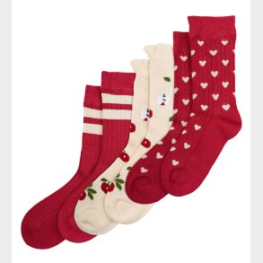 Minipop Str�mper - Bambus - 3-pak - Chili Pepper