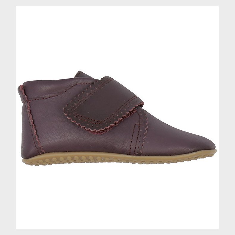 Pom Pom Skindfutter - Beginners Velcro Scallops - Dark Burgendy