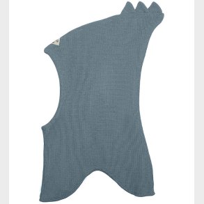 Racing Kids Elefanthue - Uld/Bomuld - 2-lags - Goblin Blue m. Ta