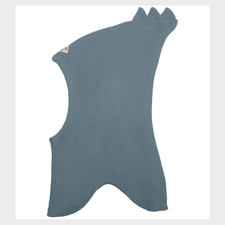 Racing Kids Elefanthue - Uld/Bomuld - 2-lags - Goblin Blue m. Ta