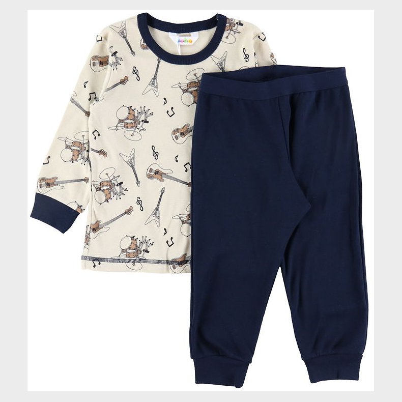 Joha Natt�j - Beige/Marinebl�