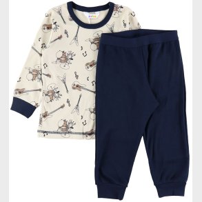 Joha Natt�j - Beige/Marinebl�