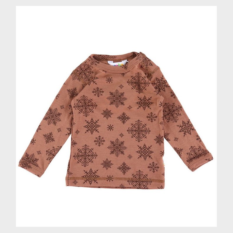 Joha Bluse - Uld - Rust frv.