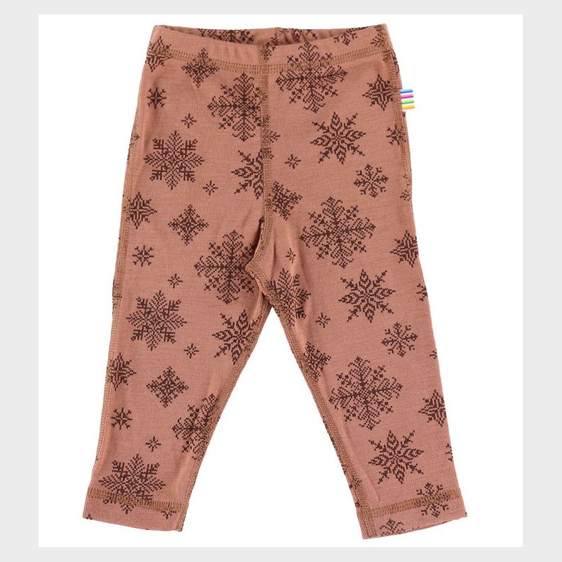 Joha Leggings - Uld - Rust frv.