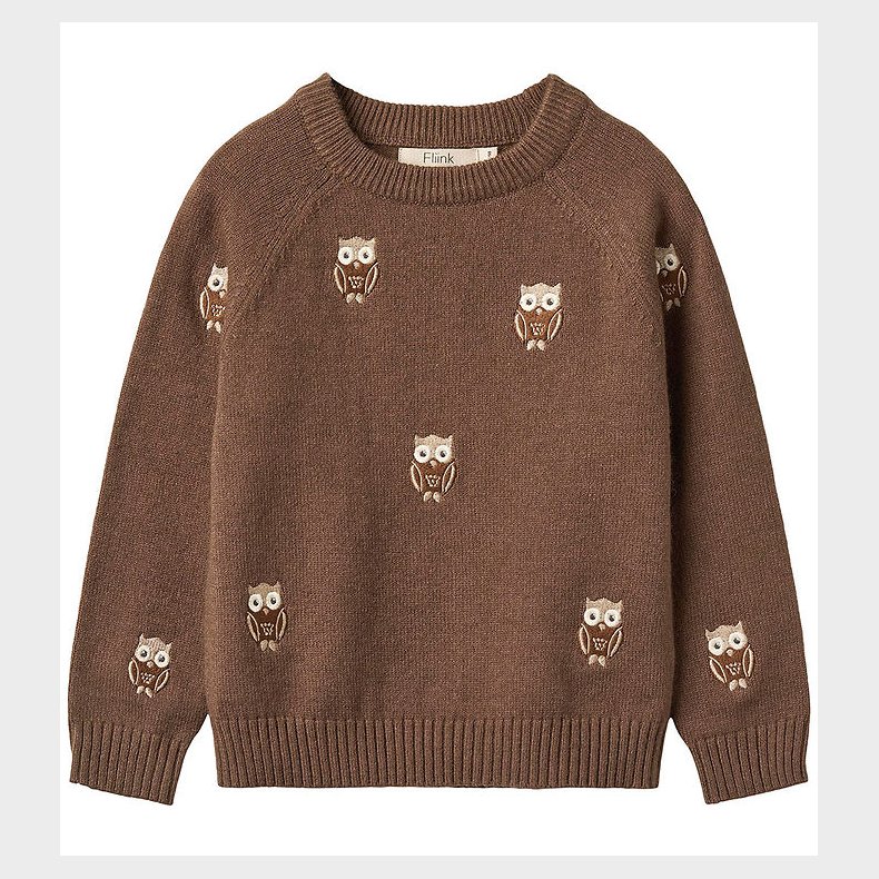 Fliink Bluse - Alon Owl - Pullover - Carafe