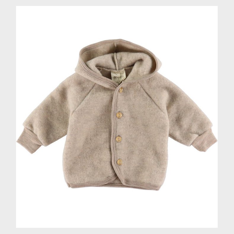 Engel Cardigan - Uld - Sand Melange