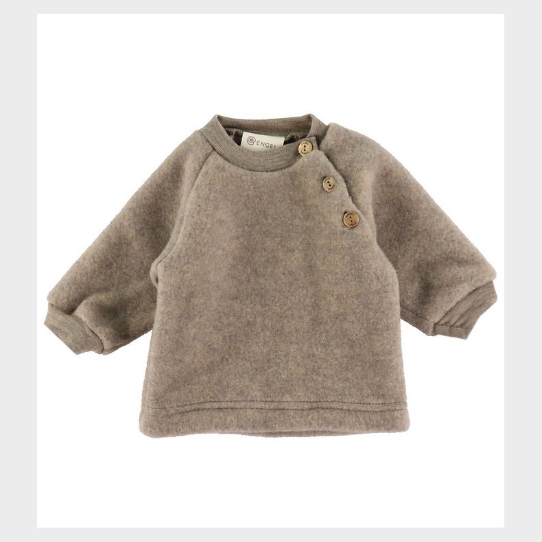 Engel Bluse - Uld - Walnut Melange