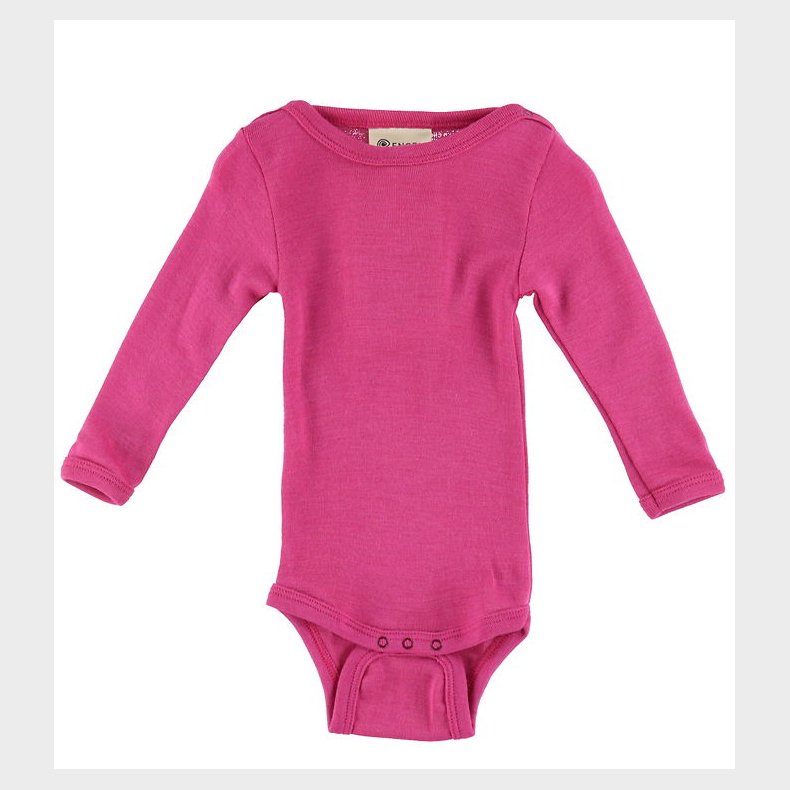 Engel Body l/ - Uld/Silke - Raspberry