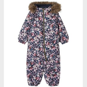 Name It Flyverdragt - Noos - NmfSnow10 - Dark Sapphire/Flower