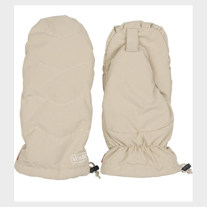 Voksi Barnevognshandsker - Seashell Sand/Light Grey