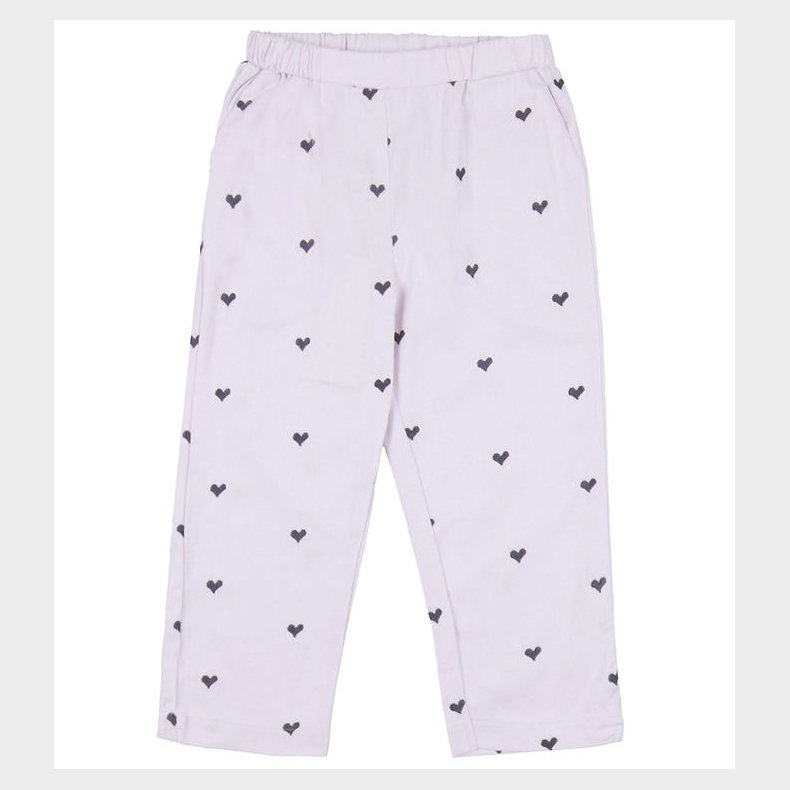 Copenhagen Colors Bukser - Lavender m. Hjerter
