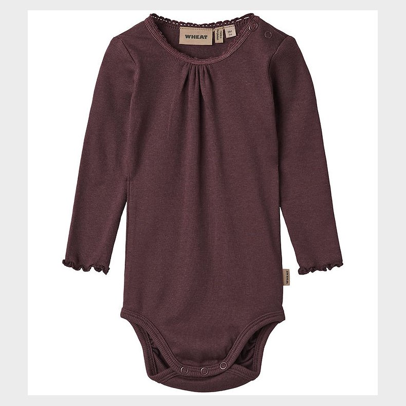 Wheat Body l/� - Rib - Lotta - Eggplant