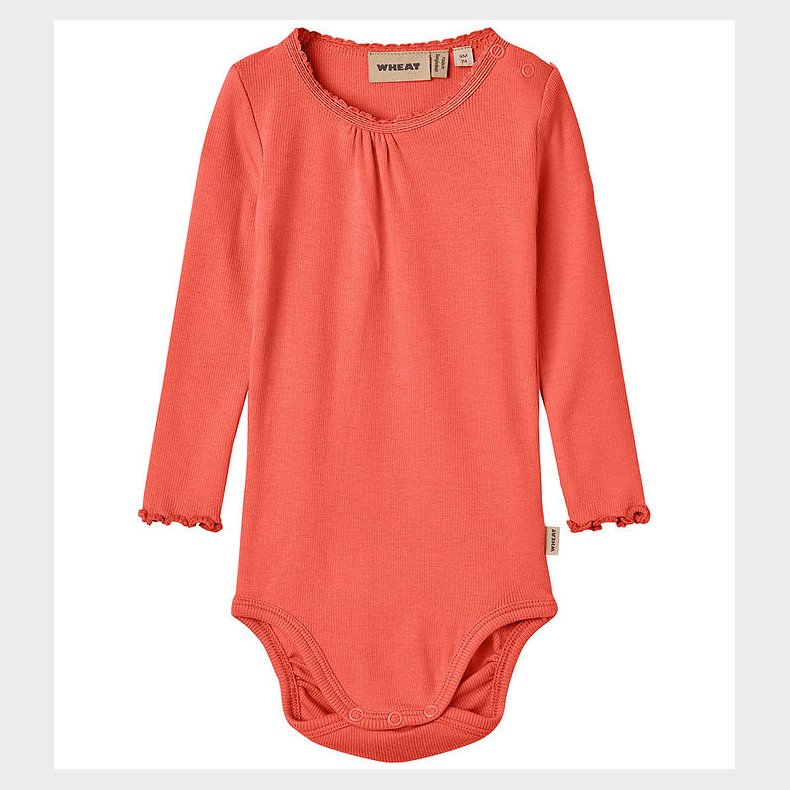 Wheat Body l/ - Rib - Lotta - Candy Red