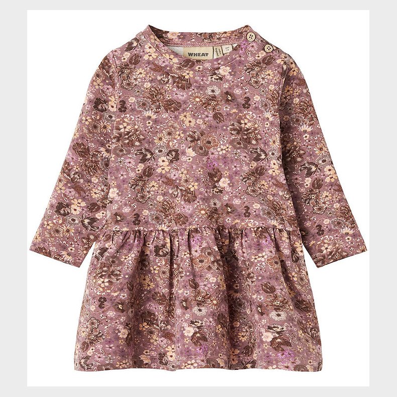 Wheat Kjole - Bessie - Lavender Flowers
